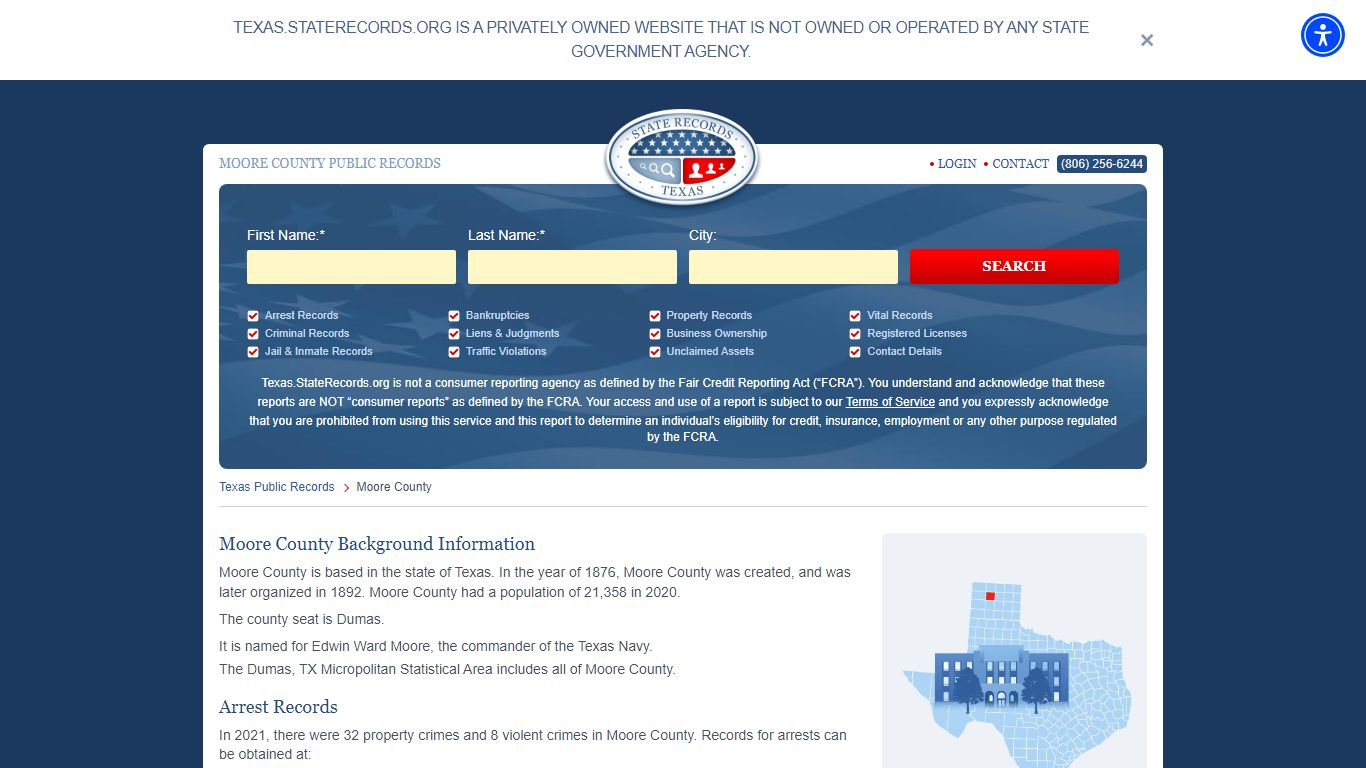 Court, Public, and Arrest records for Moore County - StateRecords.org